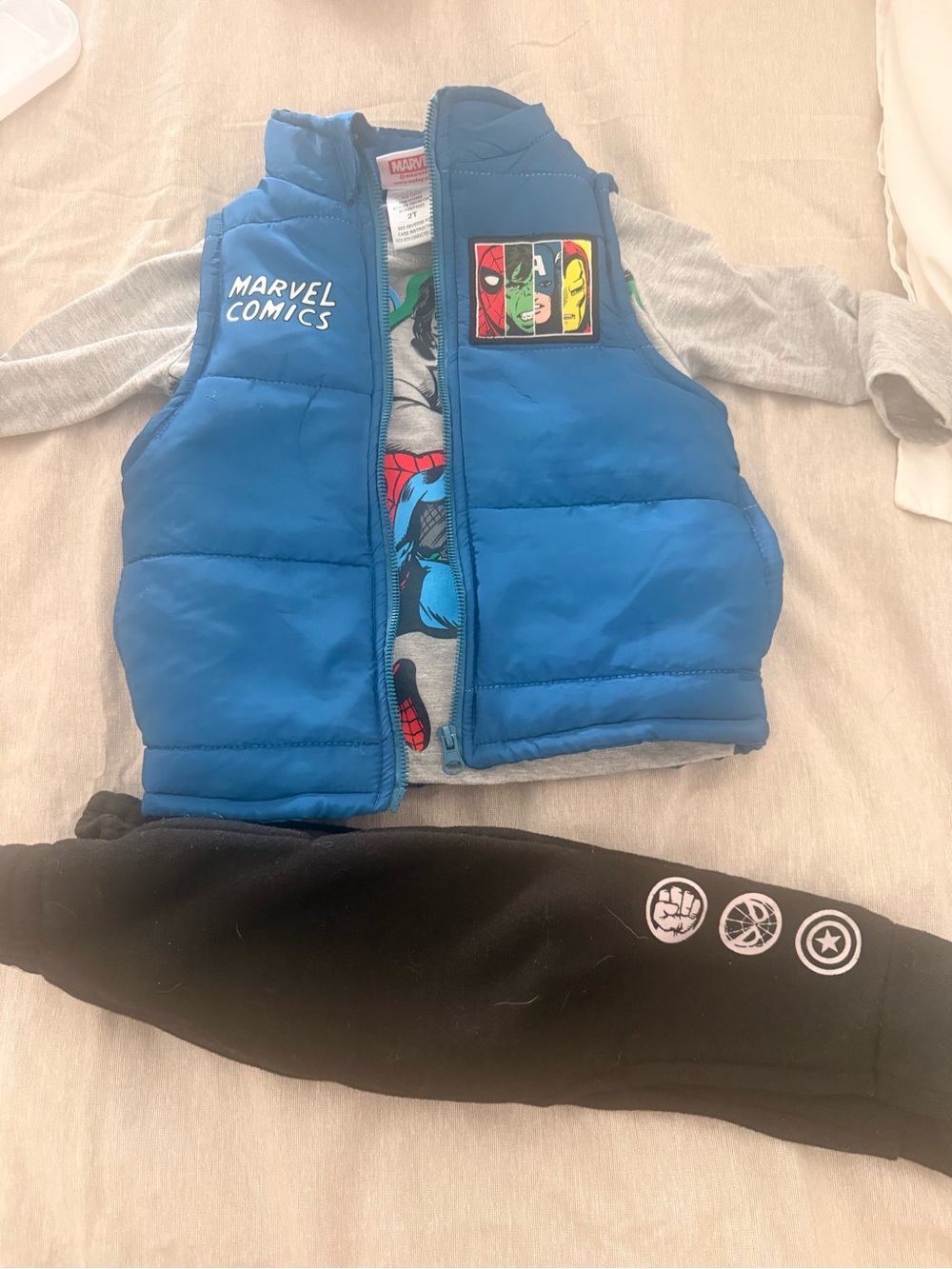 Marvel Toddler set